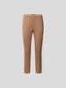 Theory Stoffhose mit Zierpaspeln Camel