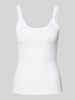 Gina Tricot Tanktop in Ripp-Optik Weiss