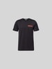 Marni T-Shirt mit Label-Patch Black