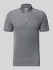 Jack & Jones Regular fit poloshirt met labelstitching, model 'PAULOS' Antraciet