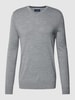 Christian Berg Men Strickpullover Hellgrau Melange