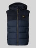 PME Legend Regular fit bodywarmer met logo-applicatie, model 'Gobbler' Marineblauw