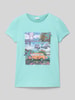 s.Oliver RED LABEL Regular Fit T-Shirt aus reiner Baumwolle Aqua