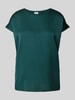 Vila Blusenshirt in Satin-Optik Modell 'ELLETTE' Dunkelgruen