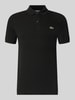 Lacoste slim fit poloshirt van puur katoen Zwart