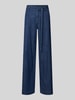 MAC Straight leg jeans met strikceintuur, model 'Sienna' Donkerblauw