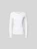 Juvia Longsleeve mit Rundhalsausschnitt Weiss