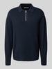 Selected Relaxed Fit Pullover aus reiner Viskose Modell 'TELLER' Blau