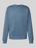 G-Star Raw Sweatshirt mit Label-Stitching Rauchblau