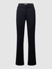 Brax Feminine Fit Hose mit Ziersteinbesatz  Marineblau