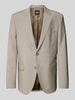 BOSS 2-knoops colbert van viscose, model 'Jeckson' Beige