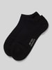 camano Sneakersocken im 2er-Pack Modell 'SILKY' Black