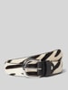 Vanzetti Gürtel aus Leder mit Animal-Print Taupe