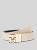 Tommy Hilfiger Riem met logo-applicatie, model 'TH LOGO REV 3.0' Beige