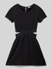 s.Oliver RED LABEL Tailliertes Freizeitkleid mit Cut Outs  Black