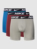 Nike Trunks mit Label-Print im 3er-Pack Bordeaux