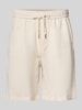 ANOTHER COTTON LAB Leinenshorts mit elastischem Bund und Tunnelzug Beige