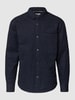 s.Oliver RED LABEL Overhemdjack met labeldetails Marineblauw