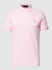 Polo Ralph Lauren Poloshirt mit Label-Stitching und Regular Fit Rosa