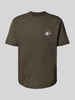 ARMANI EXCHANGE T-Shirt mit Label-Stitching Gruen