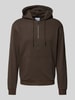 Jack & Jones Sweatjacke mit seitlichen Eingrifftaschen Modell 'BRADLEY' Dunkelbraun