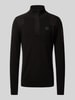 PME Legend Gebreide pullover met turtleneck Zwart