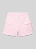 CHAMPION Regular fit sweatshorts met logopatch Lichtroze