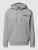 Napapijri Hoodie mit Logo-Print Modell 'QUITO' Mittelgrau