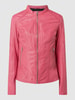 Jilani Lederjacke im Biker-Look Modell 'Ylvi' Pink