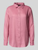 Lauren Ralph Lauren Regular Fit Leinenbluse mit Hemdblusenkragen Modell 'KARRIE' Hellrosa