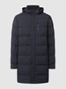 Pierre Cardin Steppjacke mit Kapuze - 'Futureflex' Marineblau