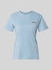 Jake*s Casual Regular Fit T-Shirt aus reiner Baumwolle Bleu