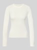Topshop Longsleeve mit Rundhalsausschnitt Modell 'EVERYDAY' Weiss
