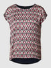 More & More Blouseshirt met all-over motief Rood