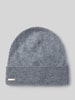 Seeberger Beanie aus reinem Kaschmir Mittelgrau