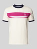 SERGIO TACCHINI T-Shirt mit Logo-Stitching Modell 'MASTER' Offwhite