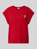 s.Oliver RED LABEL Regular fit T-shirt van puur katoen Rood