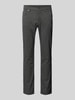 bugatti Regular Fit Stoffhose mit 5-Pocket-Design Modell 'Cordoba' Silber