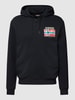 Napapijri Sweatjack met logoprint, model 'GUIRO' Zwart