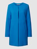 Christian Berg Woman Selection Lange blazer met steekzakken in effen design Blauw