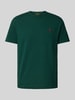 Polo Ralph Lauren T-shirt z wyhaftowanym logo Ciemnozielony