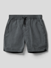 Quiksilver Korte broek met labeldetails, model 'TAXER' Zwart