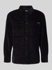 Calvin Klein Jeans Relaxed fit vrijetijdsoverhemd in ribcordlook, model 'Roy' Zwart
