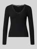 ONLY Slim Fit Langarmshirt aus Baumwoll-Mix Modell 'SARA SHARAI' Black