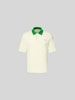 Marni Poloshirt mit Label-Detail Offwhite