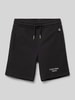 Calvin Klein Jeans Sweatshorts mit Label-Print Black