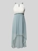 Jake*s Cocktail Cocktailkleid mit Ziersteinbesatz Schilf