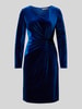 Christian Berg Woman Selection Knielanges Kleid mit Knoten-Detail Blau