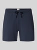 SCHIESSER Regular Fit Pyjama-Shorts aus Baumwoll-Mix Dunkelblau
