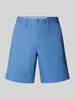 Polo Ralph Lauren Stretch Straight Fit Shorts mit Gürtelschlaufen Modell 'BEDFORD' Blau